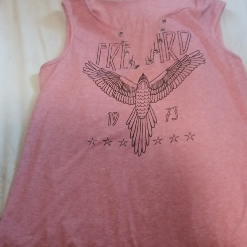 Pink Graphic Tank Top